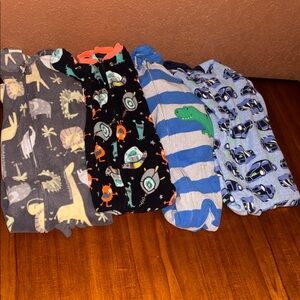 3T footed pajama bundle